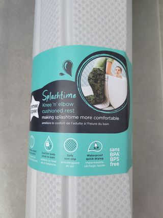 Alfombra protectora de rodillas para bañera