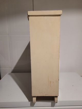 armario muñecas antiguo madera