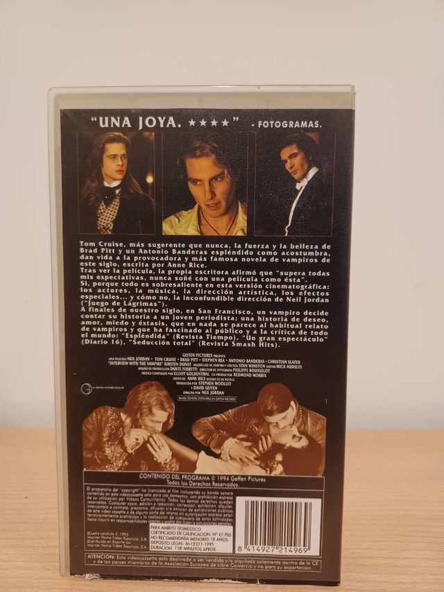 Antonio Banderas Película  Entrevista el Vampiro