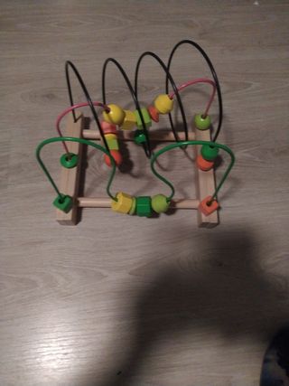 laberinto madera mula