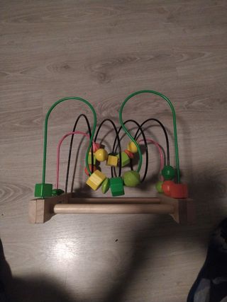 laberinto madera mula