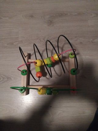 laberinto madera mula