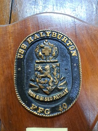 Metopa de barco de la USS NAVY