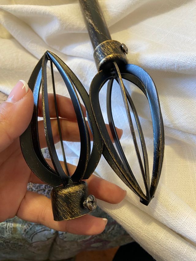 Puntas para barra de cortina