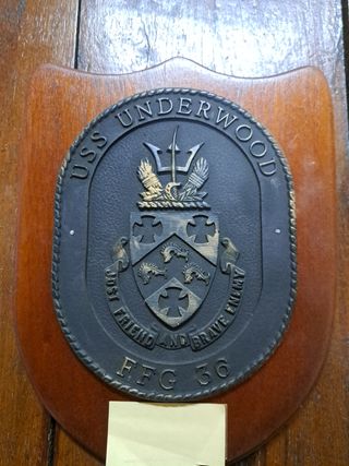 Metopa de barco de la USS NAVY