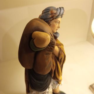 Figura de Belén. Pastor con odre