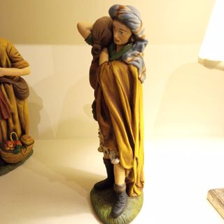 Figura de Belén. Pastor con odre