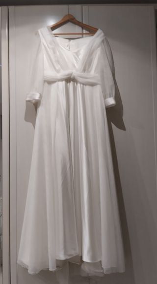 Vestido de novia hecho a mano