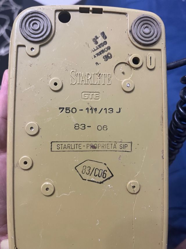 telefono a rotella vintage