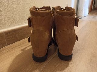 Botines marron 39.