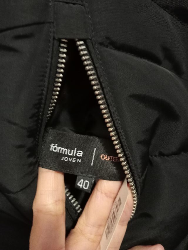 Abrigo Reversible de pluma Fórmula Joven Corte Ing