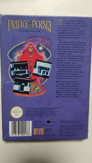 Prince of Persia Nintendo NES PAL ES