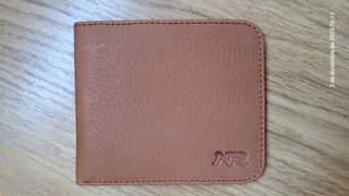 Cartera billetera de piel, camel, nueva