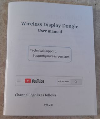 Dongle wireless display