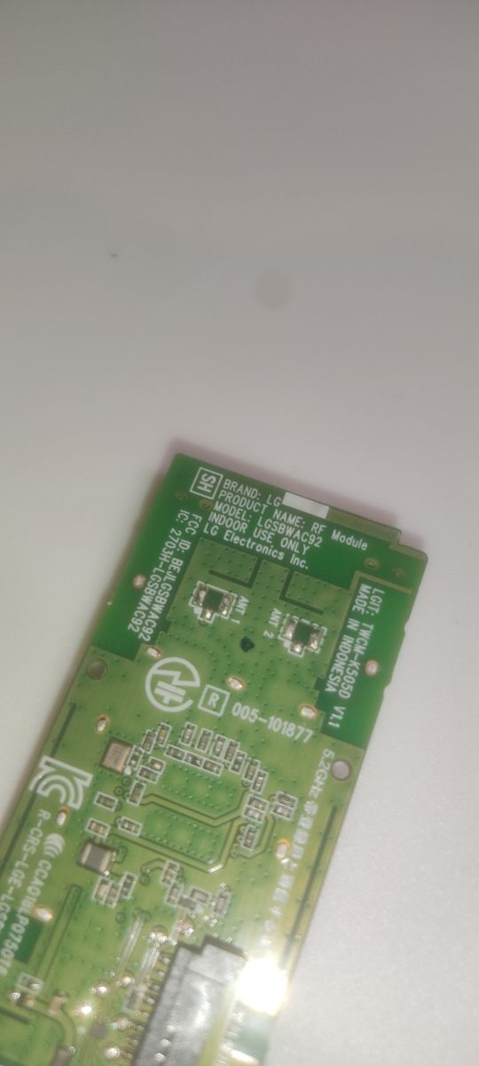 Módulo Wifi LGSBWAC92 TV LG 49UM7100PLB