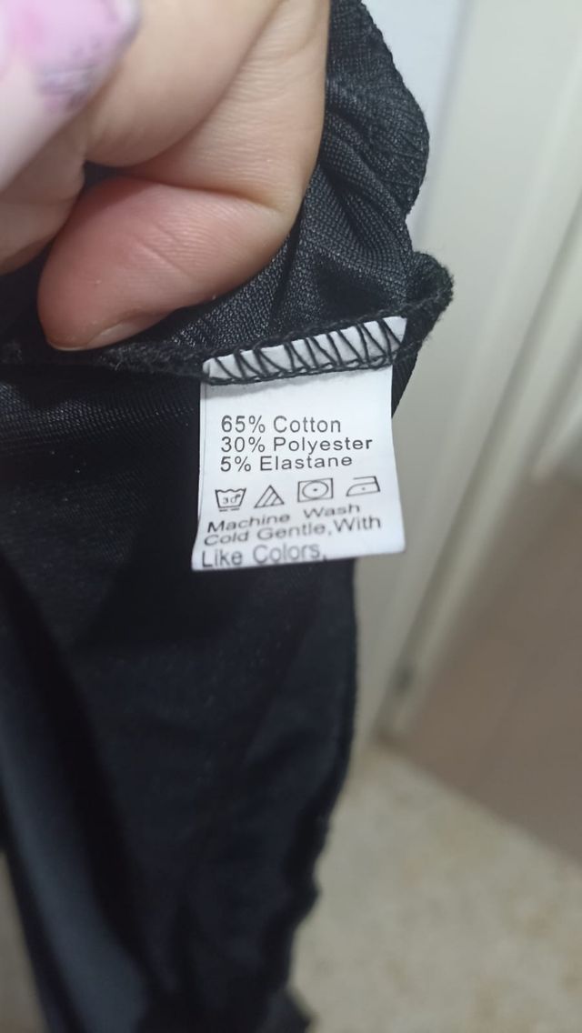 Vestido terciopelo negro