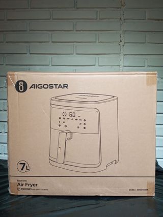 Freidora de aire sin aceite 7L, 1900W
