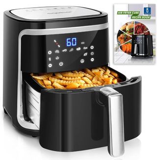 Freidora de aire sin aceite 7L, 1900W