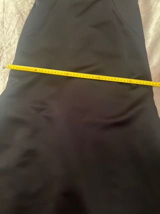 vestido largo negro pronovias 36