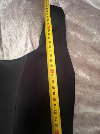 vestido largo negro pronovias 36