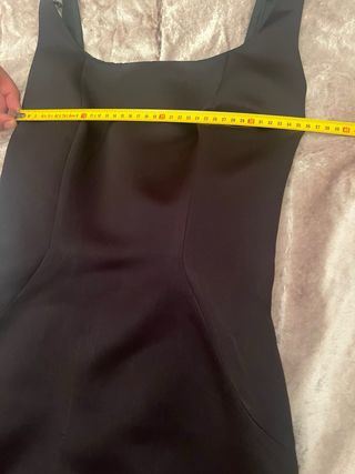 vestido largo negro pronovias 36