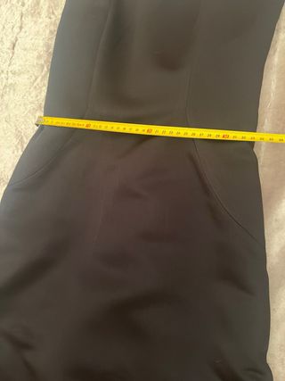 vestido largo negro pronovias 36