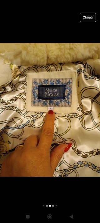 Cappottino bambina bianco 3 anni invernale