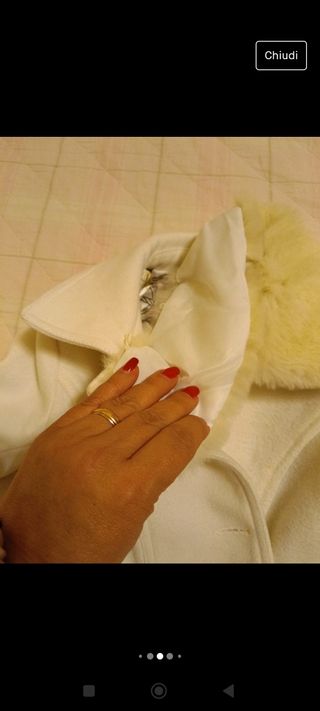 Cappottino bambina bianco 3 anni invernale