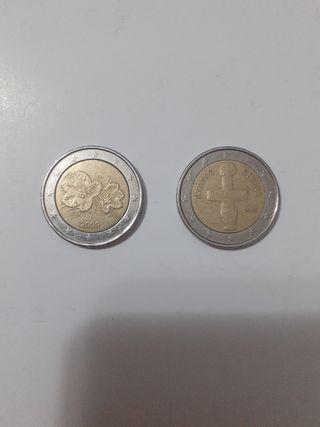 Monete 2 euro 💶 kibris e Finlandia
