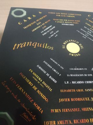 Disco Vinilo El Mecánico Del Swing