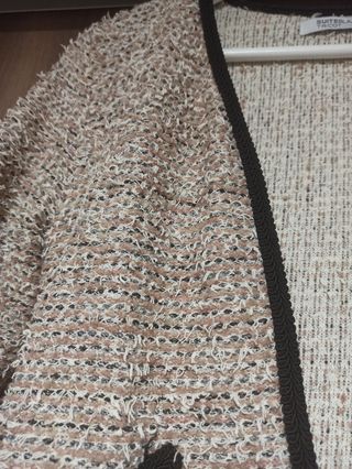 Rebeca corta, talla M de Blanco