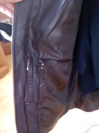 Cazadora piel 100% chico