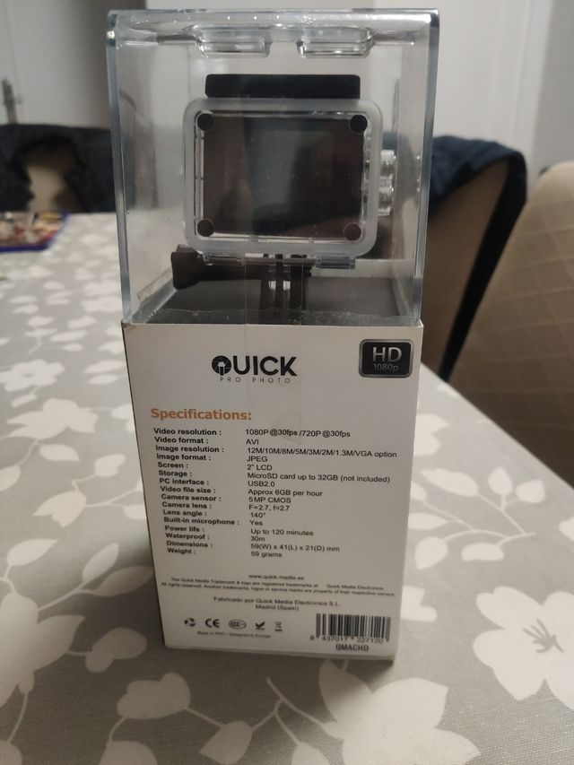 Action camera hd 1080p