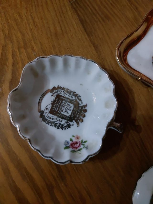 Lote 3 PLATOS PORCELANA LIMOGES