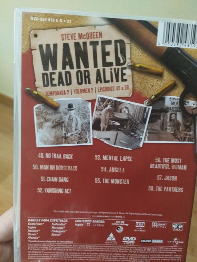 Wanted Dead or Alive - Steve McQueen