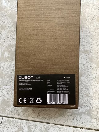 movil cubot x17