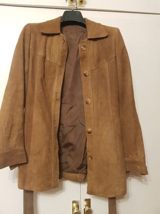 Chaqueta de ante