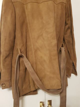 Chaqueta de ante
