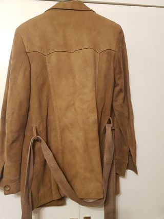 Chaqueta de ante