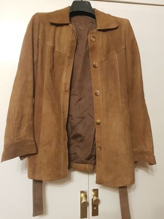 Chaqueta de ante