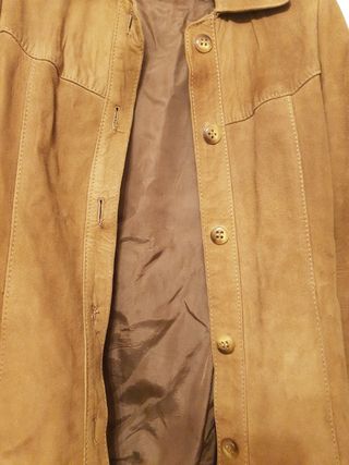 Chaqueta de ante