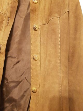 Chaqueta de ante
