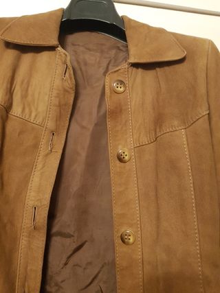 Chaqueta de ante