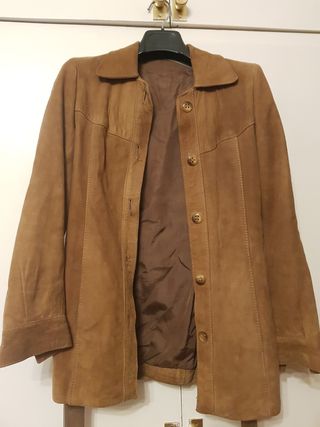Chaqueta de ante