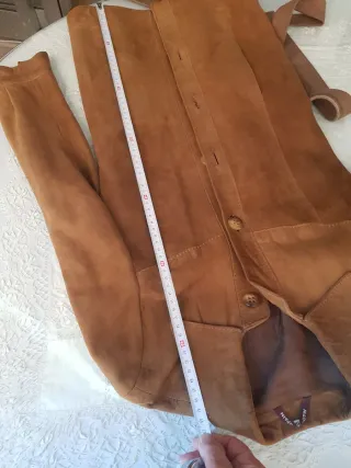 Chaqueta de ante