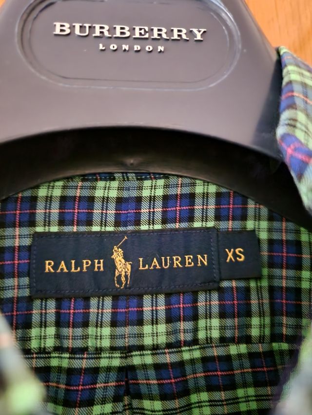 Camisa cuadros Ralph Lauren talla xs