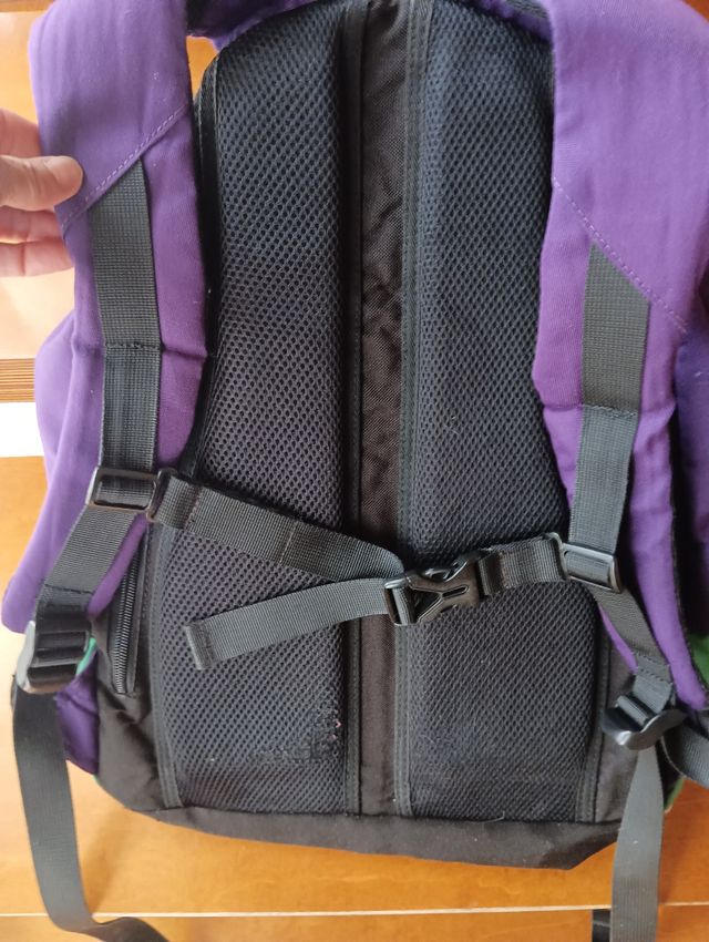 Mochila de 2 compartimentos.