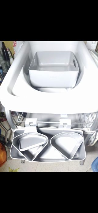 Cambiador y bañera bebé