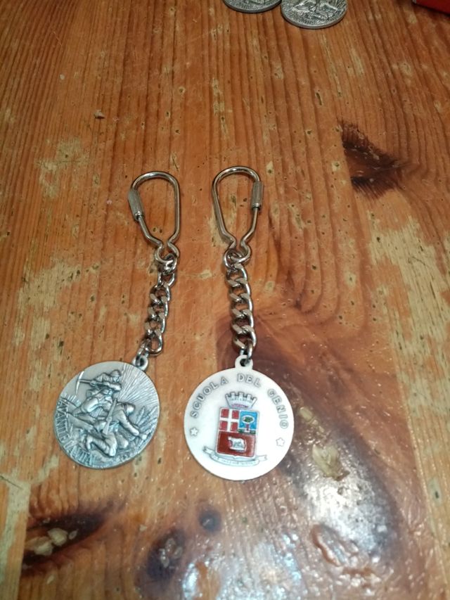 Portachiavi porta chiavi Scuola del Genio vintege