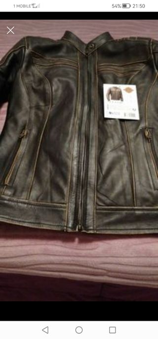 Giacca da moto in pelle tg. S